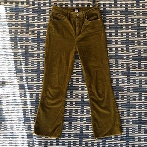 BDG COURDOROY CROPPED FLARES